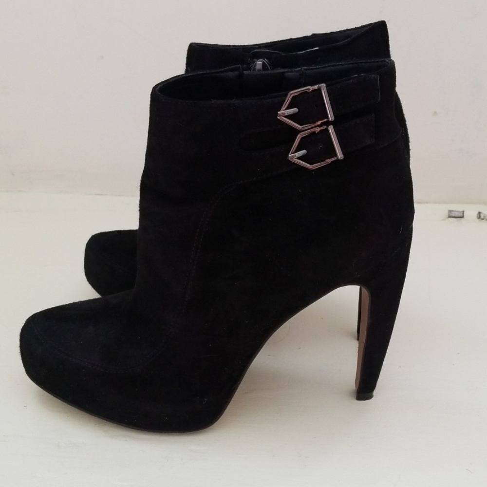 Sam Edelman Black Suede Kit Boot